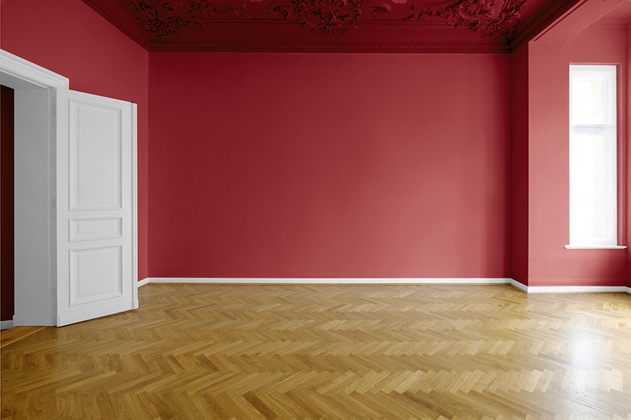 peinture au mur