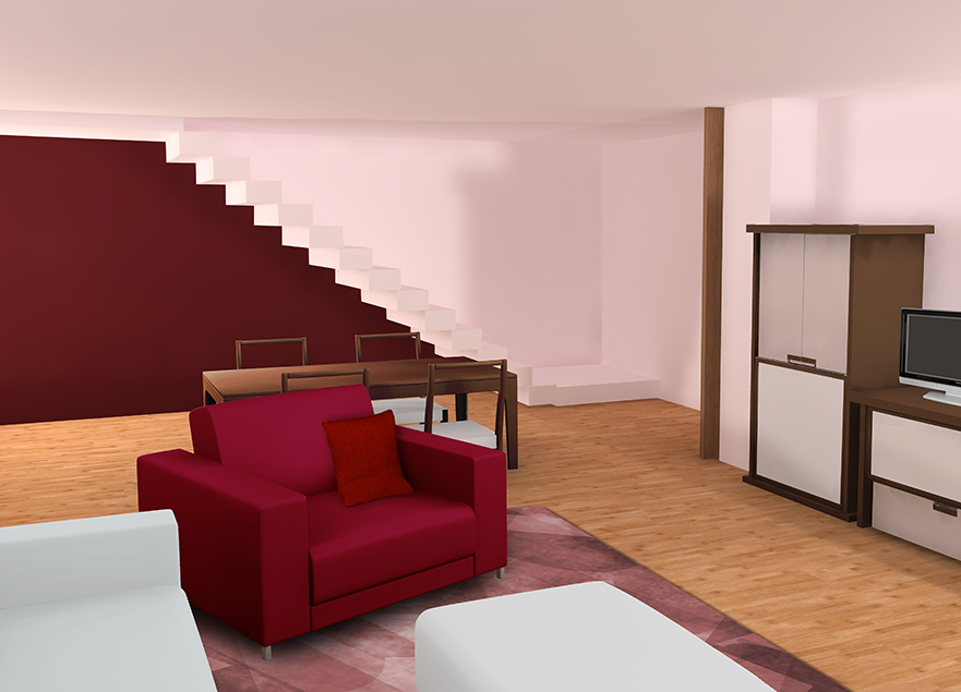 décoration rouge